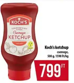 Coop Koch's ketchup ajánlat