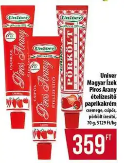 Coop Univer Magyar Ízek Piros Arany ételízesítő paprikakrém ajánlat