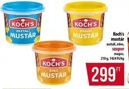 Coop Koch's mustár ajánlat