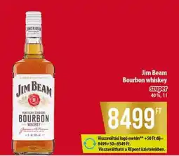 Coop JIM BEAM Bourbon whiskey ajánlat