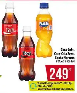 Coop Coca Cola / Coca Cola Zero / Fanta narancs ajánlat