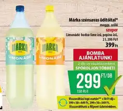 Coop Márka Szénsavas Üdítőital ajánlat