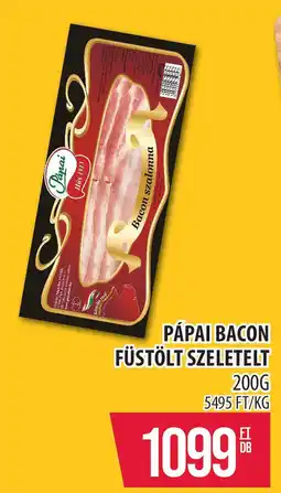 Coop Pápai Bacon füstölt szeletelt ajánlat