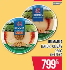 Coop Hummus Natúr, olivás ajánlat