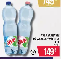 Coop Ave ásványvíz dús, szénsavmentes ajánlat