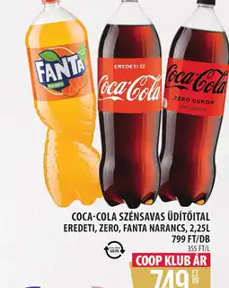Coop Coca-Cola Szénsavas üdítőital ajánlat