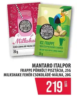 Coop Mantaro Italpor frappe pörkölt pisztácia ajánlat