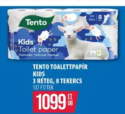 Coop Tento Toalettpapír kids ajánlat