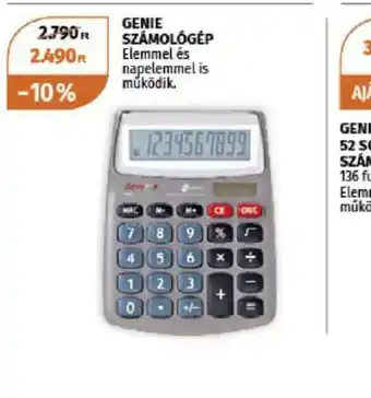 Müller Genie Számolgép ajánlat