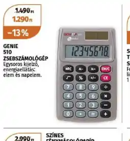 Müller Genie 510 Zsebszámolgép ajánlat