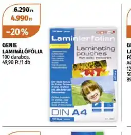 Müller Genie Laminálflia ajánlat