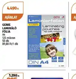Müller Genie Laminál Flia ajánlat