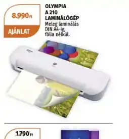 Müller Olympia A 210 Laminálgép ajánlat