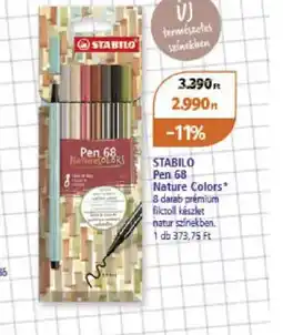 Müller Stabilo Pen 68 Nature Colors ajánlat