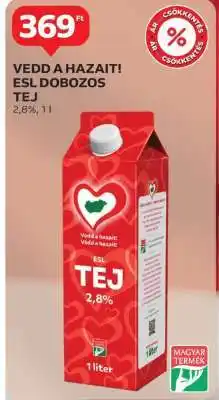 Auchan VEDD A HAZAIT! ESL DOBOZOS TEJ ajánlat