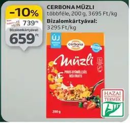 Auchan CERBONA Müzli ajánlat