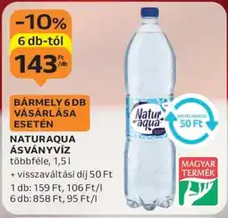 Auchan NATURAQUA ÁSVÁNYVÍZ ajánlat