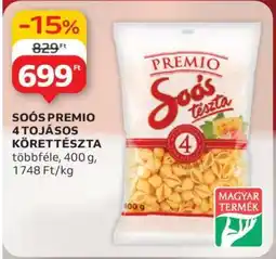Auchan SOÓS PREMIO 4 TOJÁSOS KÖRETTÉSZTA ajánlat