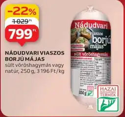 Auchan Nádudvari viaszos borjú májas ajánlat