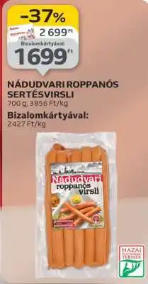 Auchan Nádudvari roppanós sertésvirsli ajánlat