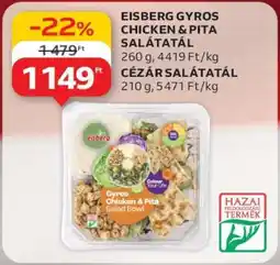 Auchan EISBERG GYROS CHICKEN & PITA SALÁTATÁL ajánlat