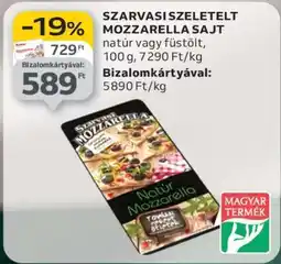 Auchan Szarvasi szeletelt mozzarella sajt ajánlat