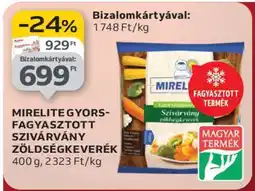Auchan MIRELITE GYORSFAGYASZTOTT SZIVÁRVÁNY ZÖLDSÉGKEVERÉK ajánlat