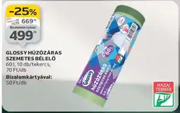 Auchan GLOSSY HÚZÓZÁRAS SZEMETES BÉLELŐ ajánlat