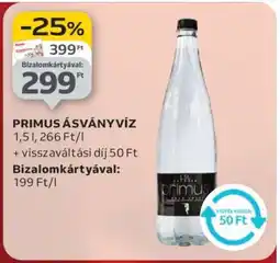 Auchan PRIMUS ÁSVÁNYVÍZ ajánlat