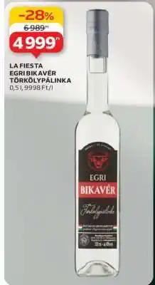 Auchan LA FIESTA EGRI BIKAVÉR TÖRKÖLYPÁLINKA ajánlat