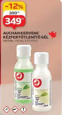 Auchan Auchan Kedvenc Kézfertőtlenítő Gél ajánlat