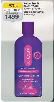 Auchan X-EPIL ÉRZÉKI SÍKOSÍTÓ GÉL ajánlat