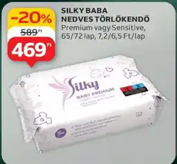 Auchan SILKY BABA NEDVES TÖRLŐKENDŐ ajánlat