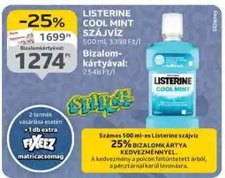 Auchan Listerine Cool Mint szájvíz ajánlat