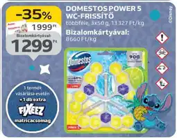 Auchan DOMESTOS POWER 5 WC-FRISSÍTŐ ajánlat