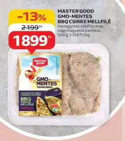 Auchan MASTER GOOD GMO-MENTES BBQ CSIRKE MELLFILÉ ajánlat