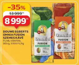 Auchan DOUWE EGBERTS OMNIA FUSION SZEMES KÁVÉ ajánlat