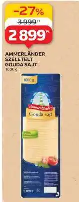 Auchan AMMERLÄNDER SZELETELT GOUDA SAJT ajánlat