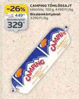 Auchan CAMPING TÖMLŐSSAJT ajánlat