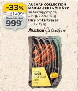 Auchan AUCHAN COLLECTION MARHA GRILLKOLBÁSZ ajánlat
