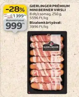 Auchan Gierlinger Prémium Mini Berner Virsli ajánlat