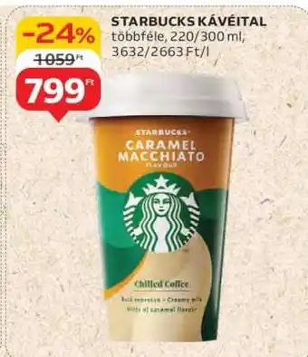 Auchan Starbucks kávéital ajánlat