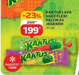 Auchan Kaktus Lava vagy Flexi Pálcikás Jégkrém ajánlat
