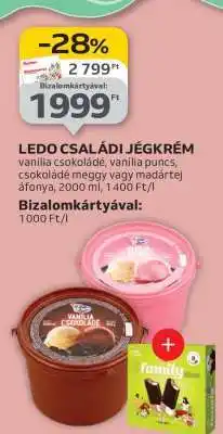Auchan LEDO CSALÁDI JÉGKRÉM ajánlat
