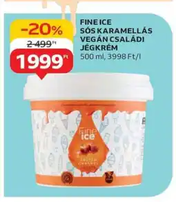 Auchan FINE ICE Sós Karamellás Vegán Családi Jégkrém ajánlat