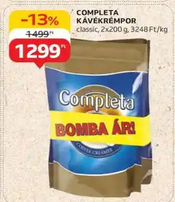 Auchan COMPLETA Kávékrémpor ajánlat