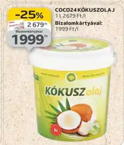 Auchan COCO24 Kókuszolaj ajánlat