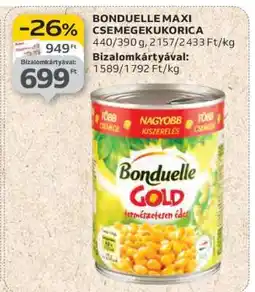 Auchan BONDUELLE MAXI CSEMEGEKUKORICA ajánlat