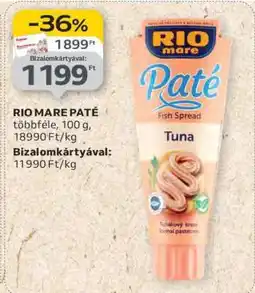Auchan RIO MARE Paté ajánlat
