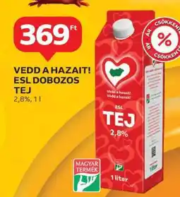 Auchan VEDD A HAZAIT! ESL DOBOZOS TEJ ajánlat